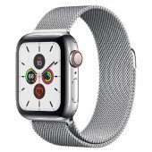Apple Watch Series 5 LTE 40mm Steel w. Steel Milanese Loop - Steel (MWWT2, MWX52)