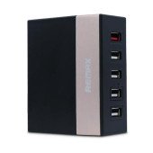 Сетевое зарядное устройство REMAX RU-U1 5 USB(Черный)