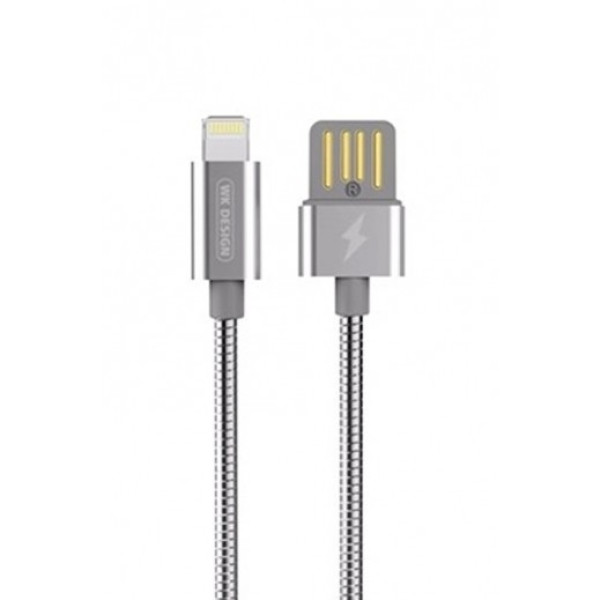 Кабель Lightning WK Alloy 039 1m (Silver)