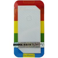 Захисна Плівка для iPhone 5/5S REMAX CARBON (Білий)
