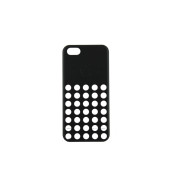 Чехол Накладка для iPhone 5C Creative Cace Logo (черный) (пластик)
