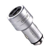 Автомобільний зарядний пристрій деви про Joy USB Port Charger 3.1 A (Сріблястий)