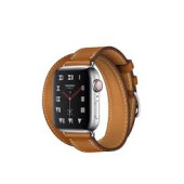 Apple Watch Hermes Series 4 GPS + LTE 40mm Steel w. Fauve Grained Barenia Leather (MU6M2)