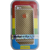Захисна Плівка для iPhone 5/5S REMAX CARBON (Золотий )