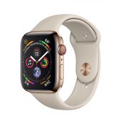Apple Watch Series 4 GPS + LTE 44mm Gold Steel w. Stone Sport b. Gold Steel (MTV72)