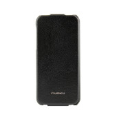 Чехол Флип для iPhone 5/5S NUOKU (черный) (кожа)