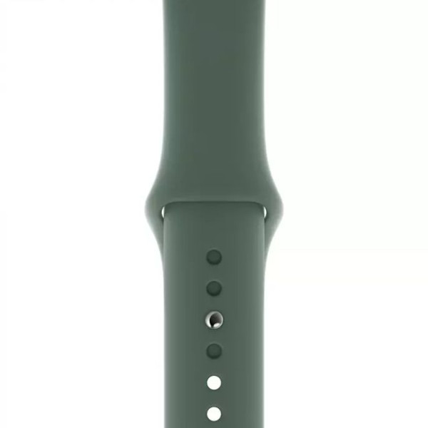 Ремешок-браслет для Apple Watch 42mm/44mm Silicone Nike Sport Band (Pine Green)
