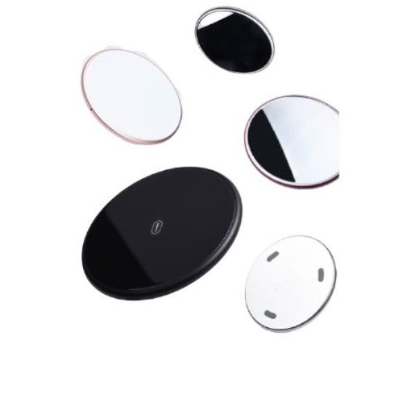 Безпровідний зарядний пристрій WiWU Angel Wireless Charger QC300 (silver) - фото Безпровідний зарядний пристрій WiWU Angel Wireless Charger QC300 (silver)