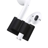 Крепление для AirPods на ремешок Apple Watch (Black)