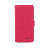 Чехол Книжка для iPhone 5/5S A-CASE (Розовый) (Кожа)