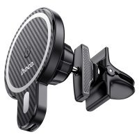 Авто-держатель с беспроводной зарядкой HOCO Ultra-fast Magnetic Wireless Charging Car Holder CA85 15W