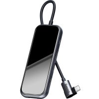 HUB Baseus Multi-Functional Type-C to 4xUSB 2.0 Deep Gray (CAHUB-JZ0G)