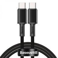 Кабель Baseus High Density Braided Type-C/Type-C 100W 1M Black