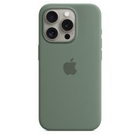 Чехол для iPhone 15 Pro Apple Silicone Case with MagSafe (Cypress)