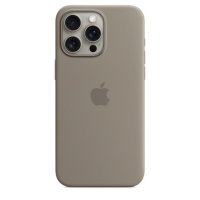 Чехол для iPhone 15 Pro Max Apple Silicone Case with MagSafe (Clay)