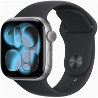 Apple Watch Series 11 GPS 42mm Space Grey Alu. Case w. Black S. Band - M/L (MEQX4)