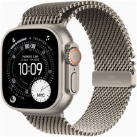 Apple Watch Ultra 3 GPS + Cellular 49mm Natural Tit. Case w. Natural Tit. Milanese Loop - Small (MEWW4)