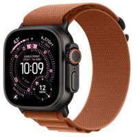 Apple Watch Ultra 3 GPS + Cellular 49mm Black Tit. Case w. Terra Cotta Alpine Loop - Medium (MF254+MG9E4)