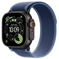 Apple Watch Ultra 3 GPS + Cellular 49mm Black Tit. Case w. Blue/Bright Blue Trail Loop - M/L (MF254+MG9R4)