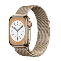 Apple Watch Series 8 GPS + Cellular 41mm Gold S. Steel Case W. Milanese Loop Gold (MNJE3/MNJF3)