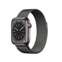 Apple Watch Series 8 GPS + Cellular 41mm Graphite S. Steel Case W. Milanese Loop Graphite (MNJL3/MNJM3)