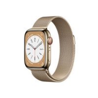 Apple Watch Series 8 GPS + Cellular 45mm Gold S. Steel Case W. Milanese Loop Gold (MNKP3/MNKQ3)