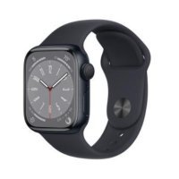Apple Watch Series 8 GPS 41mm Midnight Aluminum Case w. Midnight Sport Band (MNP53)