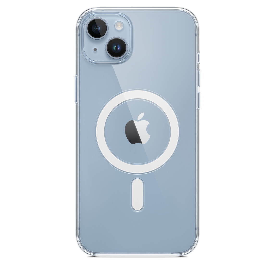 Чехол для iPhone 14 Plus Apple Clear Case with MagSafe (Transparent)