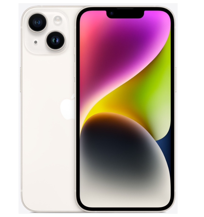 Apple iPhone 14 256GB (Starlight) (MPW43)