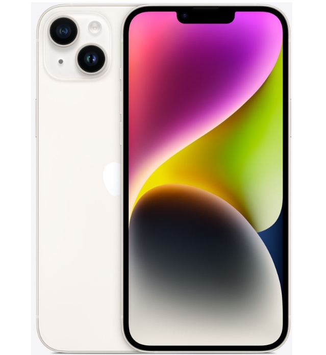 Apple iPhone 14 Plus 256GB (Starlight) (MQ553)