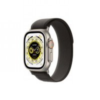 Apple Watch Ultra GPS + Cellular 49mm Titanium Case With Black/Gray Trail Loop - M/L (MQF53/MQFX3)