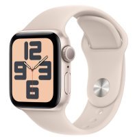 Apple Watch SE 2 GPS 40mm Starlight Aluminium Case with Starlight Sport Band M/L (MR9V3)