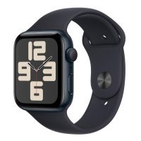 Apple Watch SE 2 GPS 44mm Midnight Aluminium Case with Midnight Sport Band S/M (MRE73)