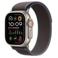 Watch Ultra 2 GPS + Cellular 49mm Titanium Case with Blue/Black Trail Loop - M/L (MRF63)