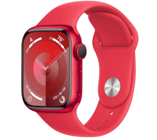 Apple Watch Series 9 GPS + Cellular 45mm PRODUCT RED Alu. Case w. PRODUCT RED S. Band - S/M (MRYE3)