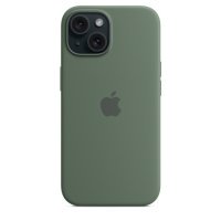 Чехол для iPhone 15 Apple Silicone Case with MagSafe (Cypress)