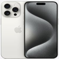 iPhone 15 Pro Max White Titanium 512 GB eSIM (MU6C3)