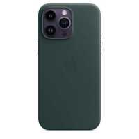 Чехол для iPhone 14 Pro Max Apple Leather Case with MagSafe (Forest Green)