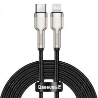 Кабель Baseus Cafule Metal Type-C to Lightning PD 20W 1m (Black)