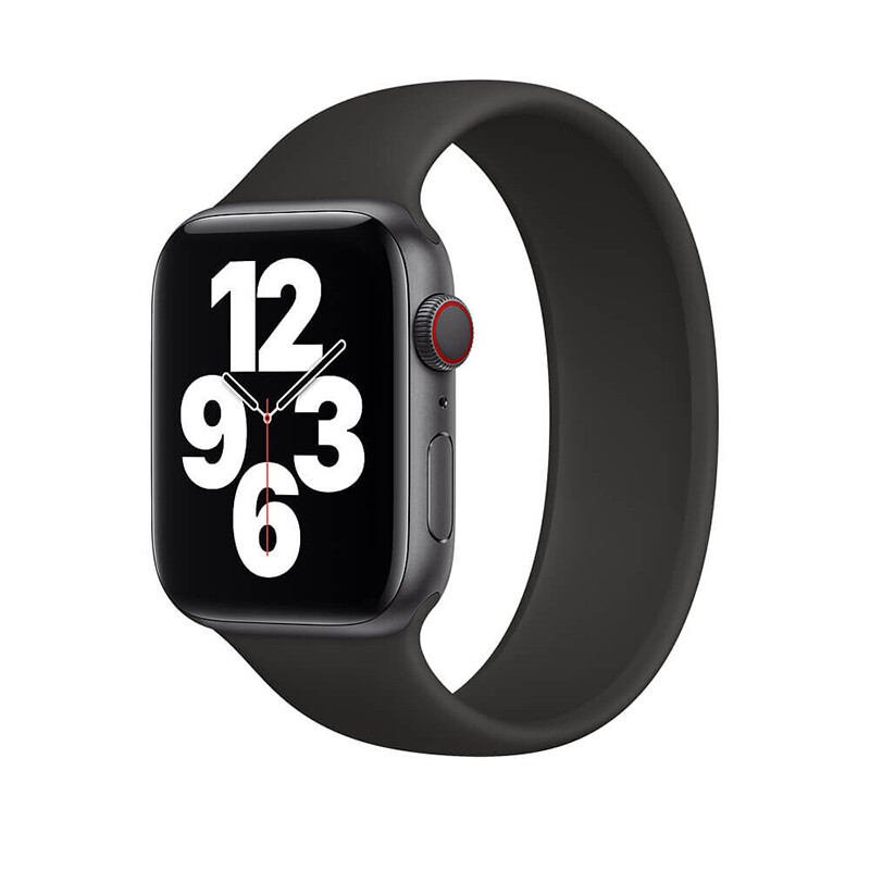 Ремінець-браслет для Apple Watch 42mm/44mm Braided Solo Loop (Black) S