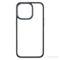 Чехол Накладка для iPhone 14 Max ROCK Guard Series Clear (Black)