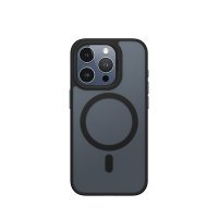 Чехол iPhone 15 Pro Max Blueo Frosted Anti-Drop Case with MagSafe (Black)