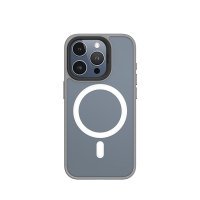 Чехол iPhone 15 Pro Max Blueo Frosted Anti-Drop Case with MagSafe (Grey)