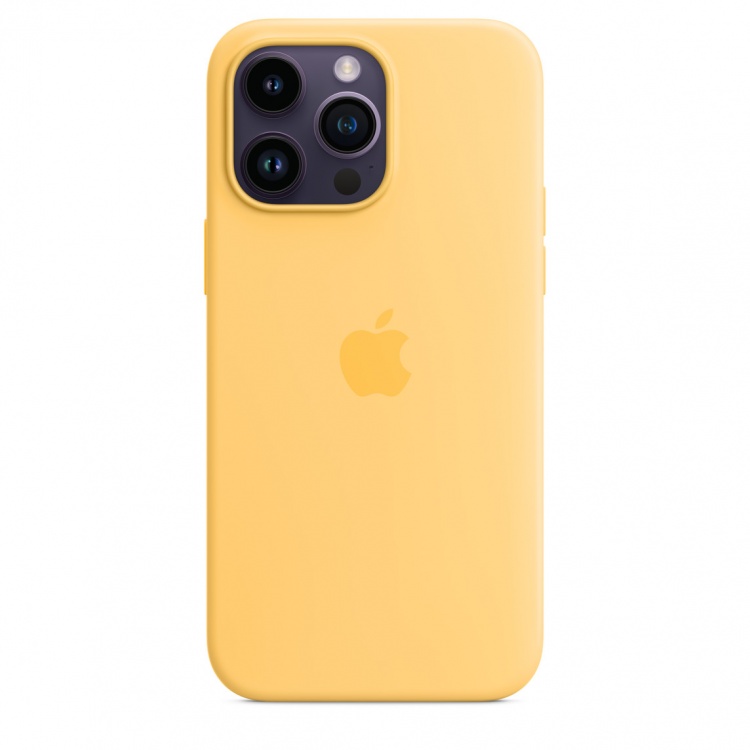 Чехол для iPhone 14 Pro Max Apple Silicone Case with MagSafe (Sunglow)