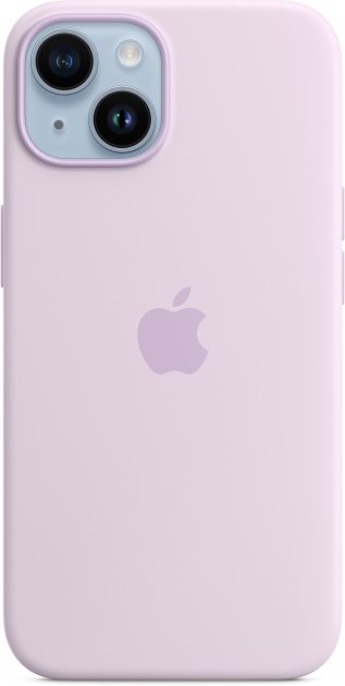 Чехол для iPhone 14 Apple Silicone Case with MagSafe (Lilac)
