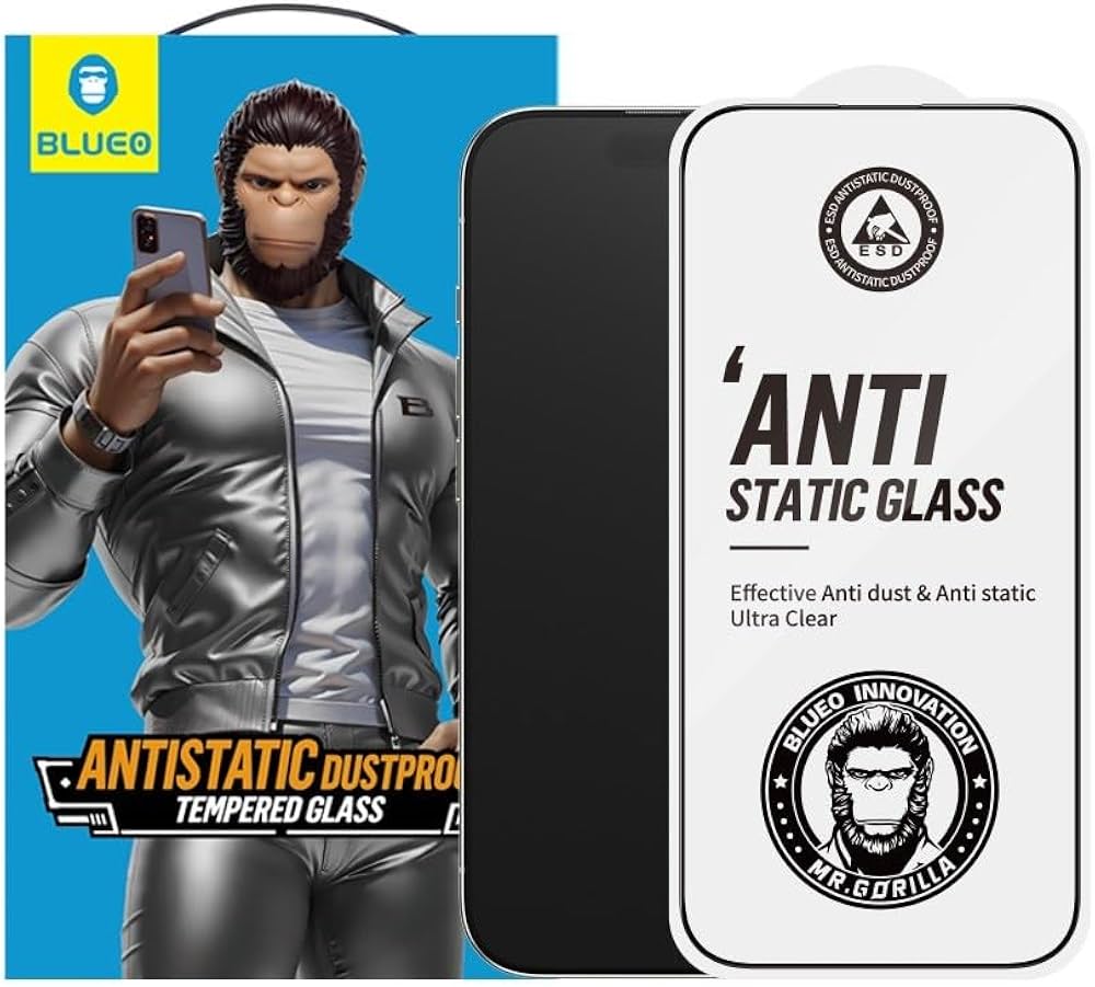 Защитное стекло iPhone 16 Pro Max Blueo 2.5D Silk Full Cover HD Glass