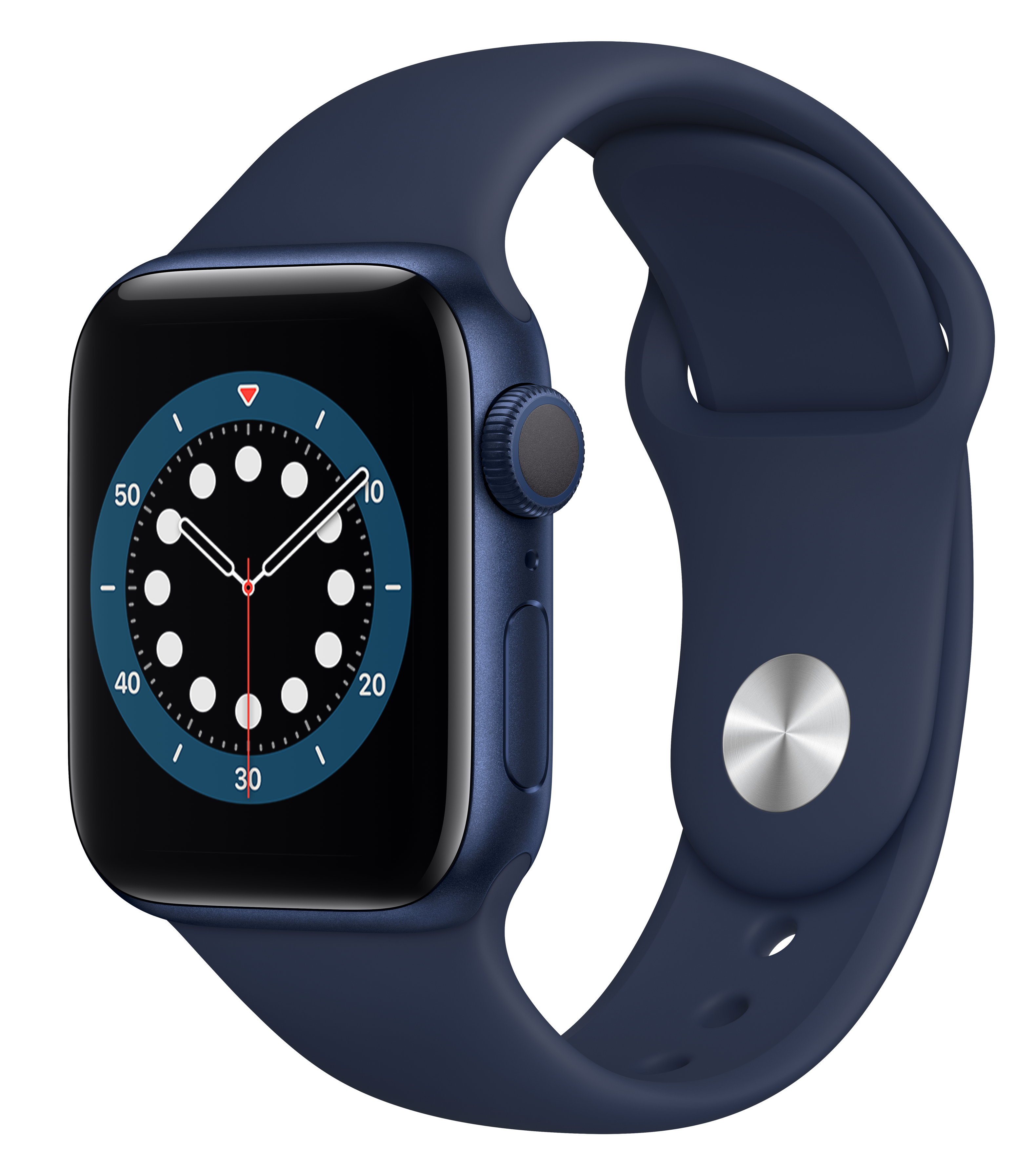 Apple Watch Series 6 GPS 40mm Blue Aluminum Case w. Deep Navy Sport B. (MG143UL/A) UACRF
