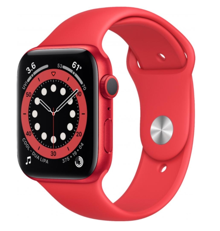 Apple Watch Series 6 GPS + Cellular 44mm PRODUCT(RED) Aluminum Case w. PRODUCT(RED) Sport B. (M07K3)