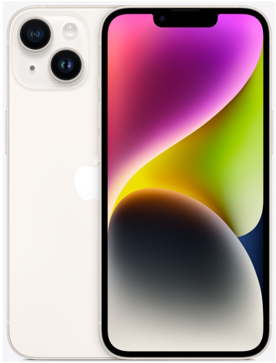 Apple iPhone 14 128GB Starlight (MPUR3)(Уценка)