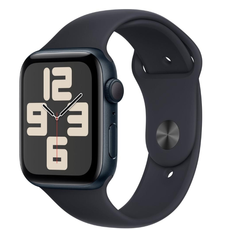 Apple Watch SE 2 GPS 44mm Midnight Aluminium Case with Midnight Sport Band M/L (MRE93)